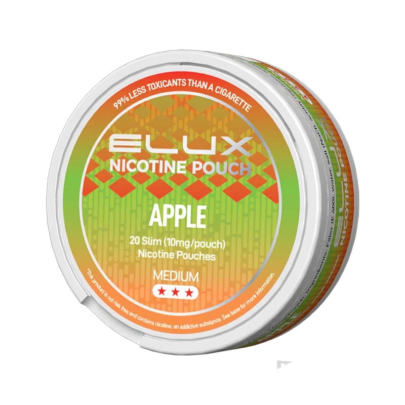 Elux Apple nicotine pouches tin