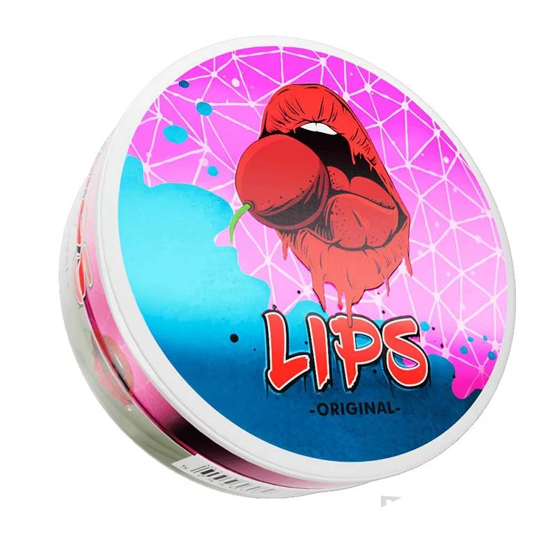 LIPS Cherry & Cola Original nicotine pouches tin