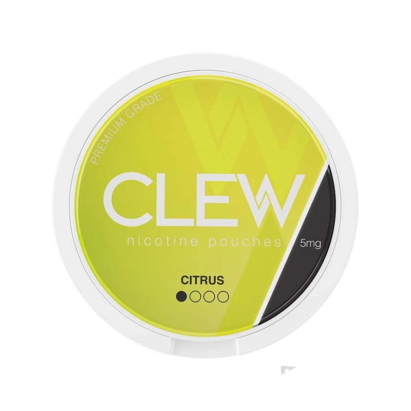 Clew Citrus nicotine pouches tin