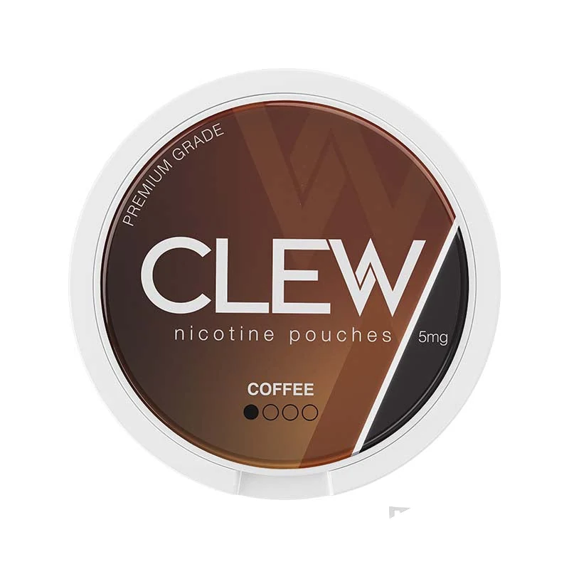 Clew Coffee nicotine pouches tin