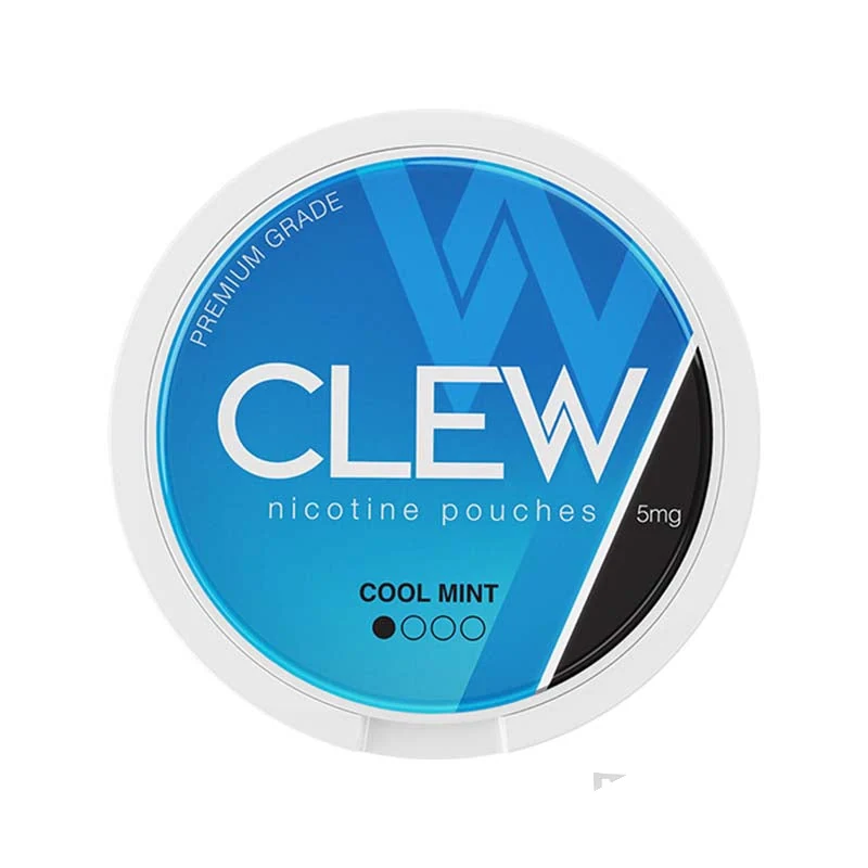 Clew Cool Mint nicotine pouches tin