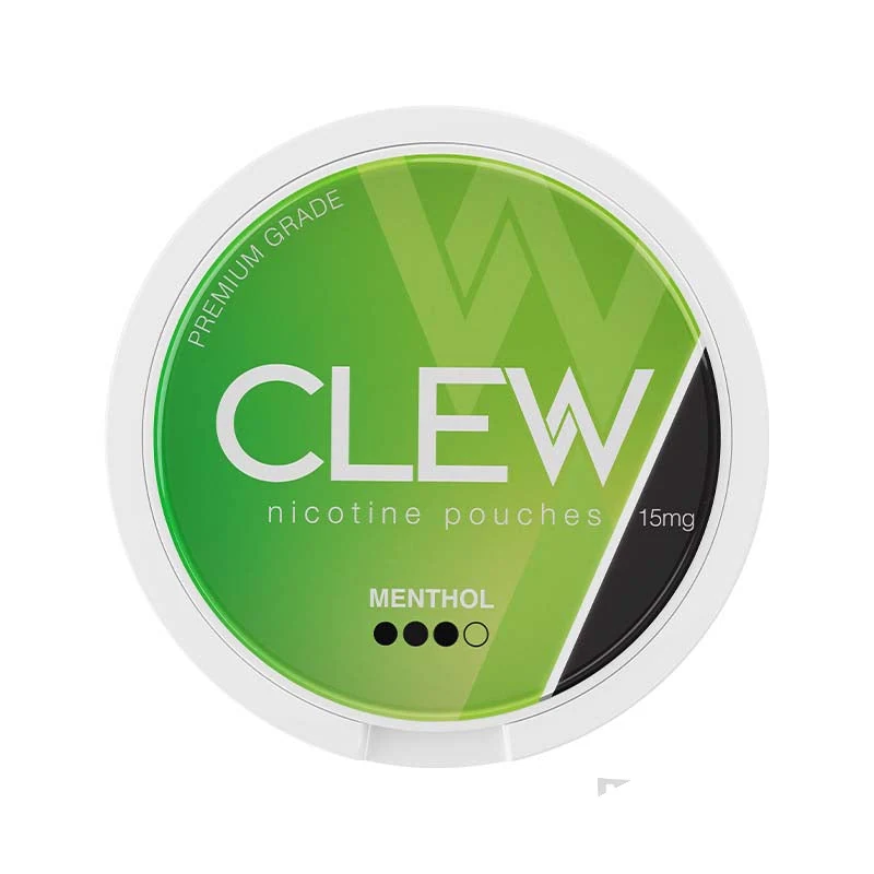 Clew Menthol nicotine pouches tin