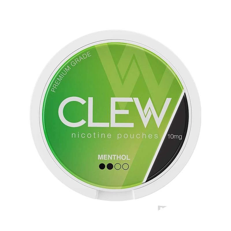 Clew Menthol nicotine pouches tin