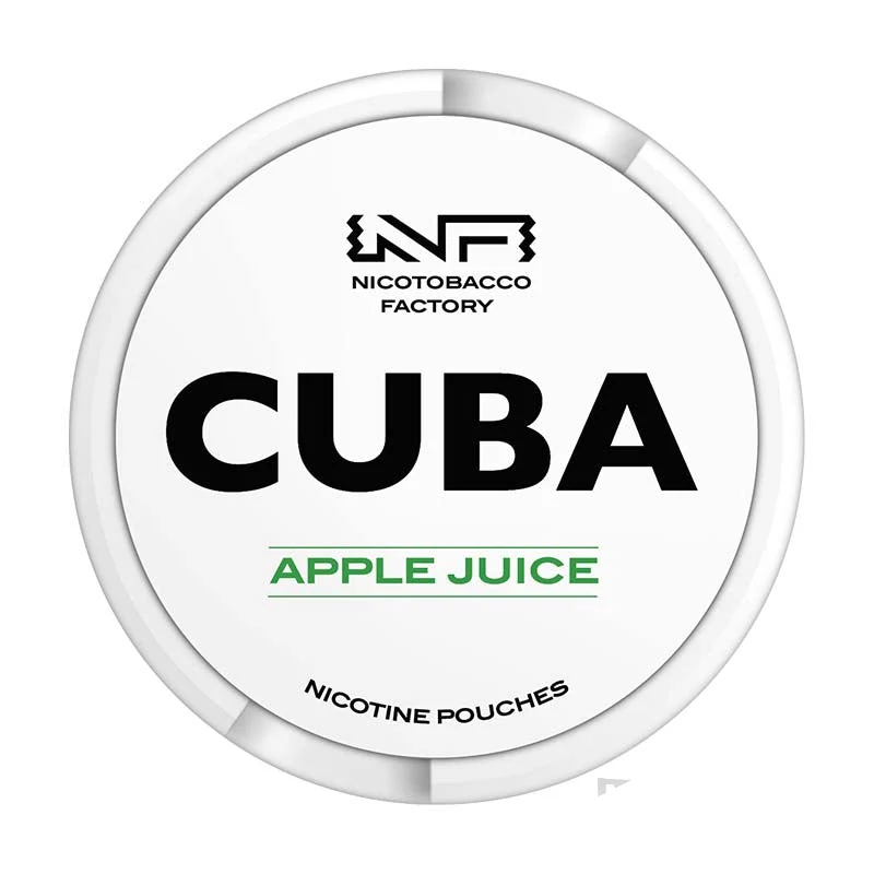 CUBA Apple Juice nicotine pouches tin