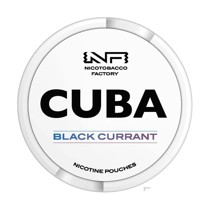 CUBA Black Currant nicotine pouches tin