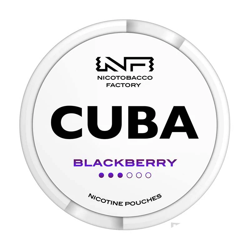 CUBA Blackberry nicotine pouches