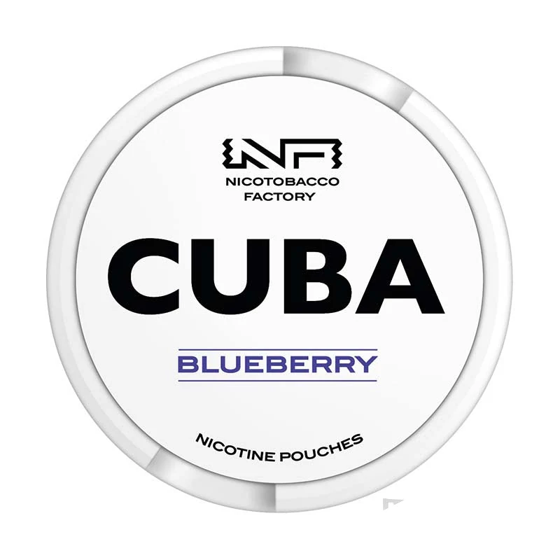 CUBA Blueberry nicotine pouches