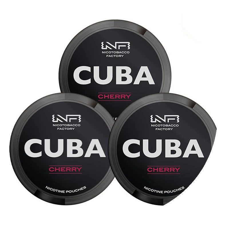 Cuba Cherry 66mg (3-Pack) nicotine pouches tin