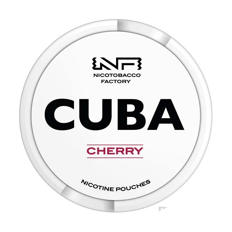 CUBA Cherry nicotine pouches tin