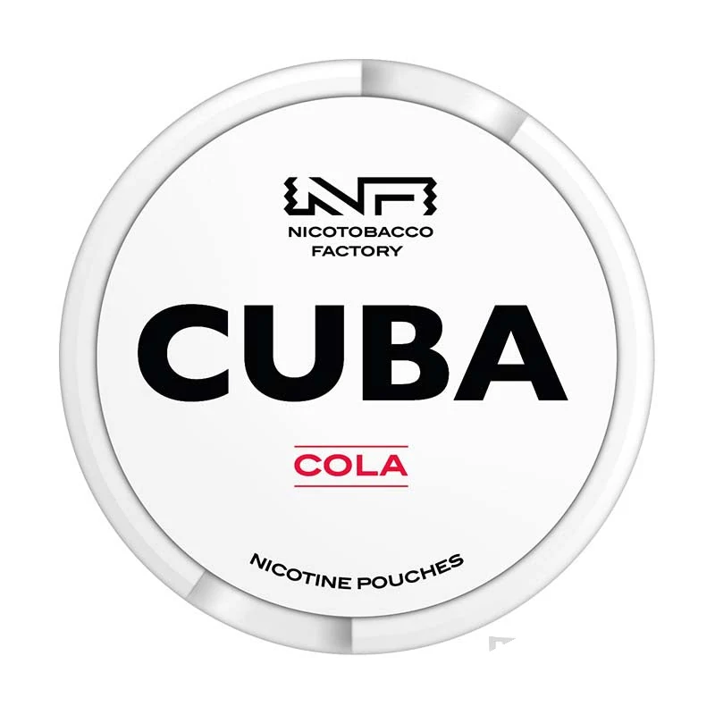 CUBA Cola nicotine pouches tin