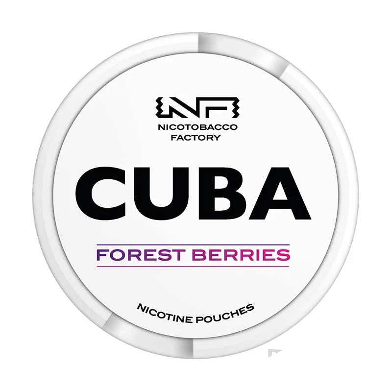 CUBA Forest Berries nicotine pouches tin