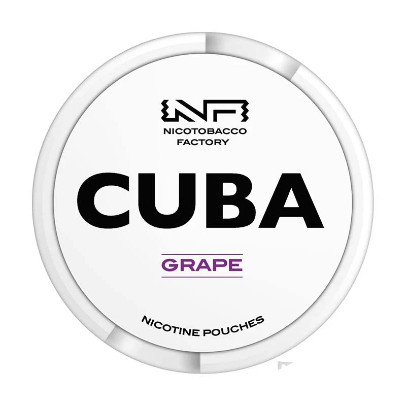 CUBA Grape nicotine pouches tin