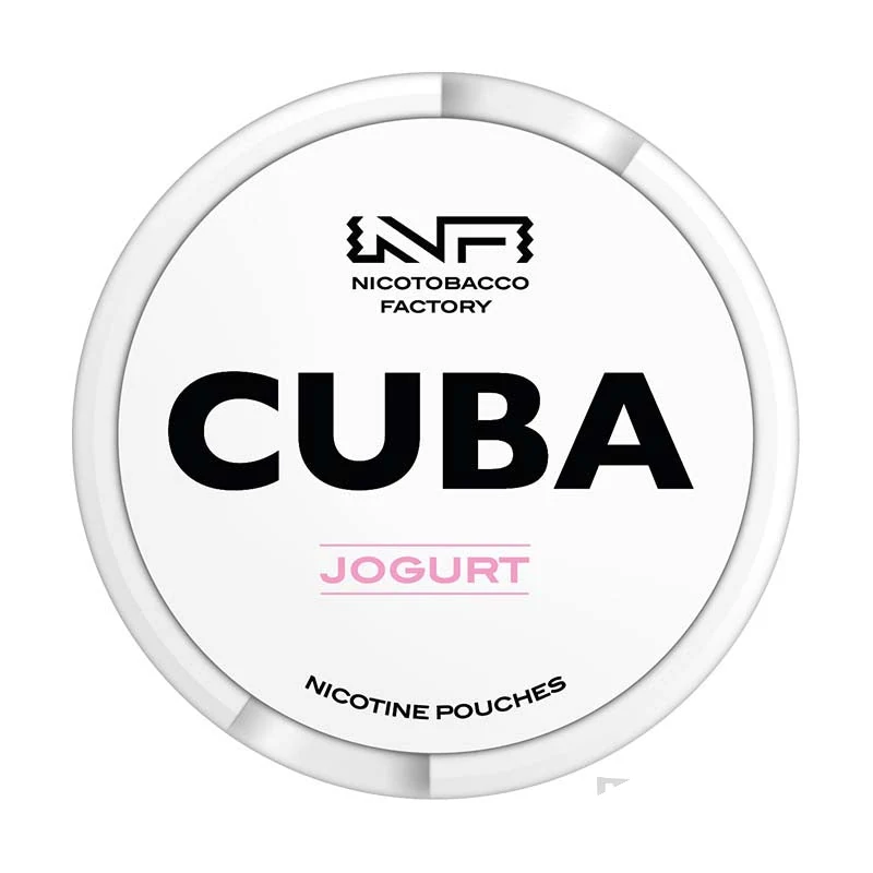 CUBA Jogurt nicotine pouches tin