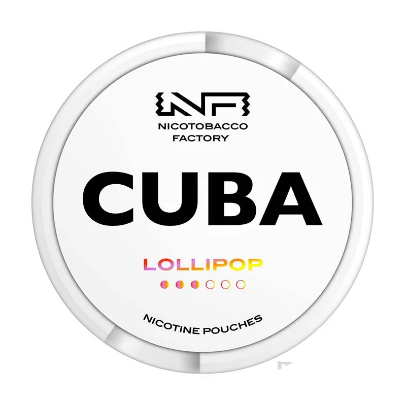 CUBA Lollipop nicotine pouches tin