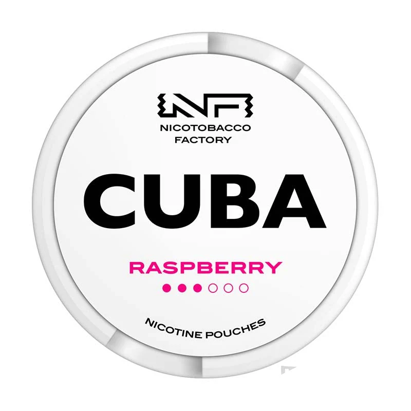 CUBA Raspberry nicotine pouches