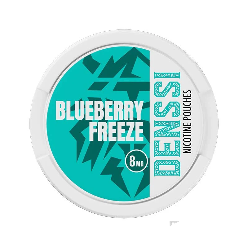 Denssi Blueberry Freeze nicotine pouches tin