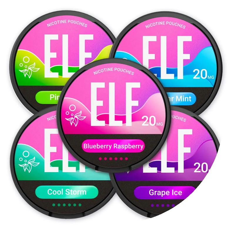 ELF Top Flavours 20mg Bundle (5 Pack) nicotine pouches
