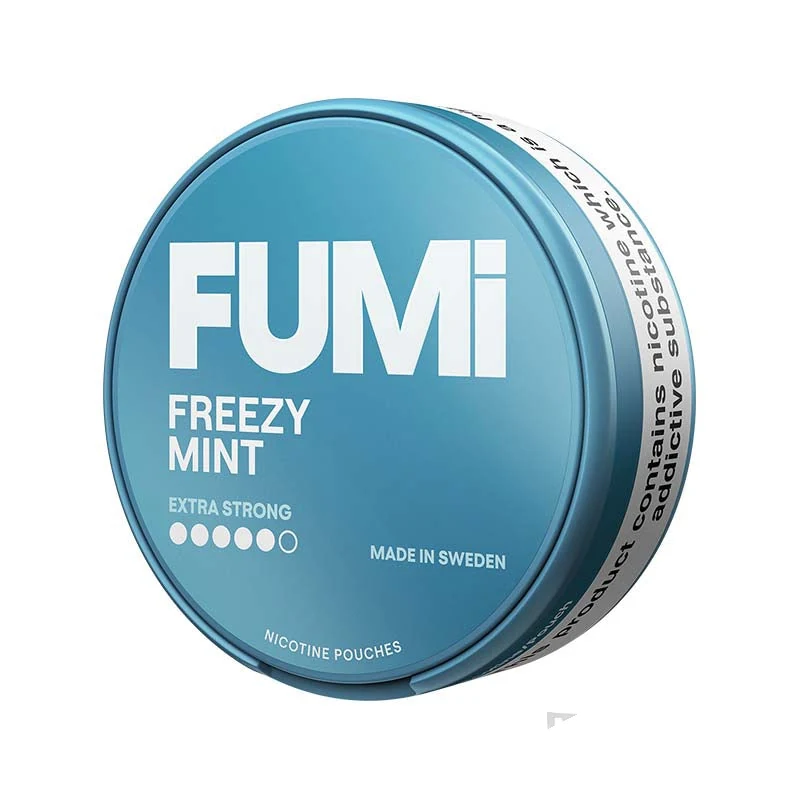 FUMI Freezy Mint nicotine pouches tin