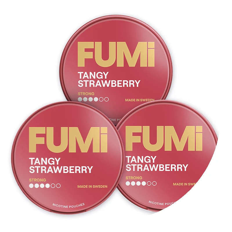 FUMI Tangy Strawberry 8mg (3-Pack) nicotine pouches