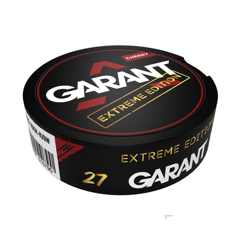 Garant Cherry nicotine pouches tin