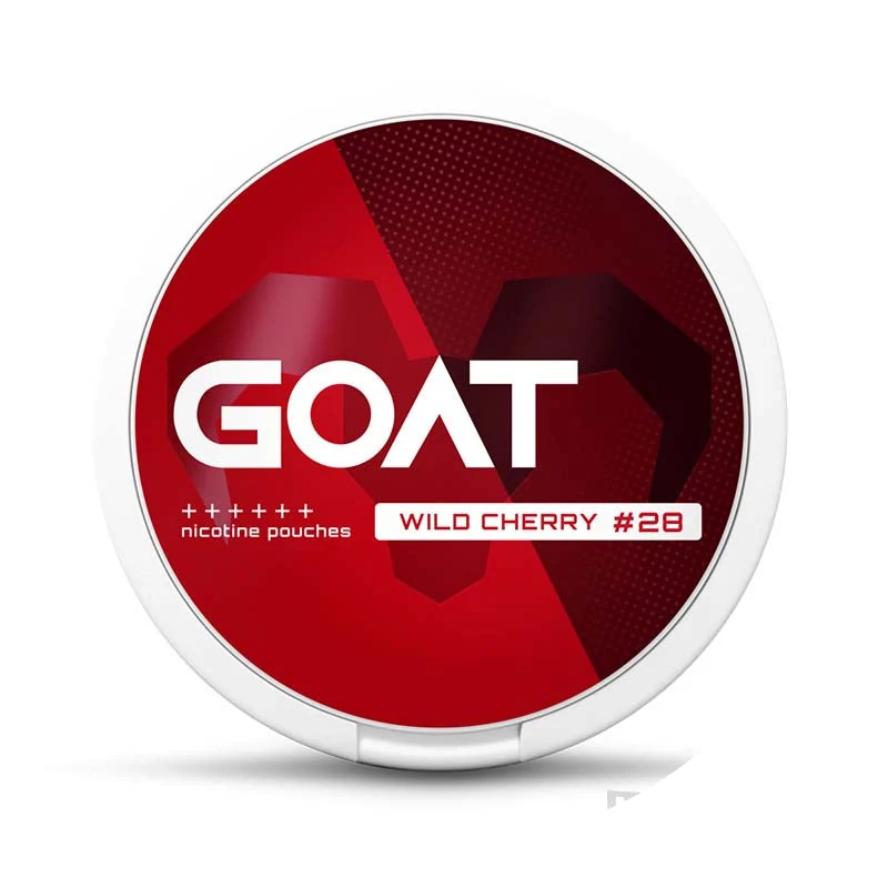 GOAT Wild Cherry Clearance nicotine pouches tin