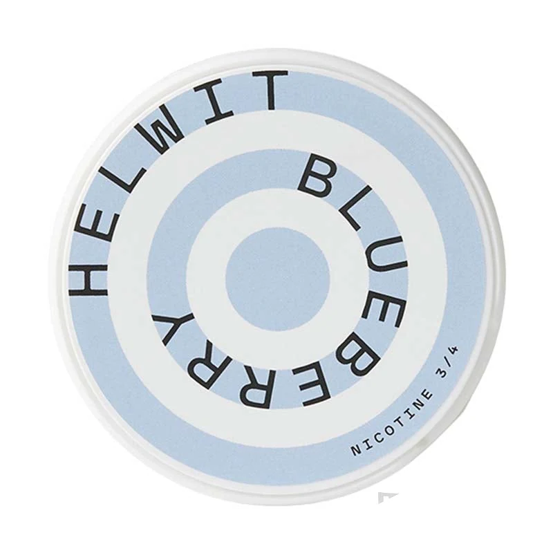 Helwit Blueberry nicotine pouches tin