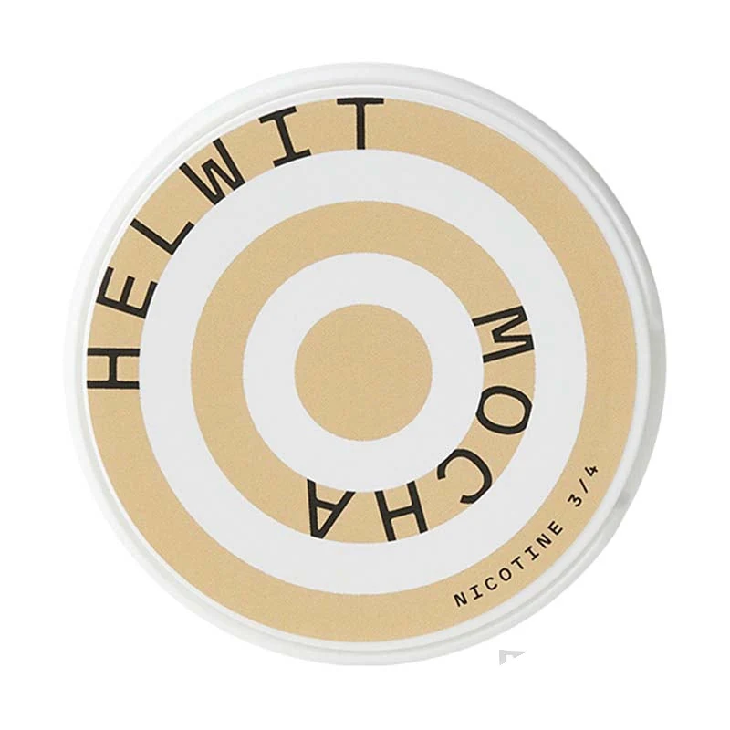 Helwit Mocca nicotine pouches tin