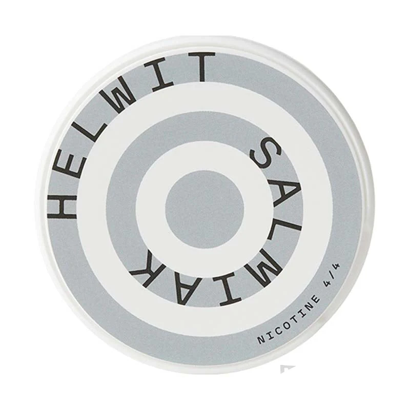 Helwit Salmiak nicotine pouches tin