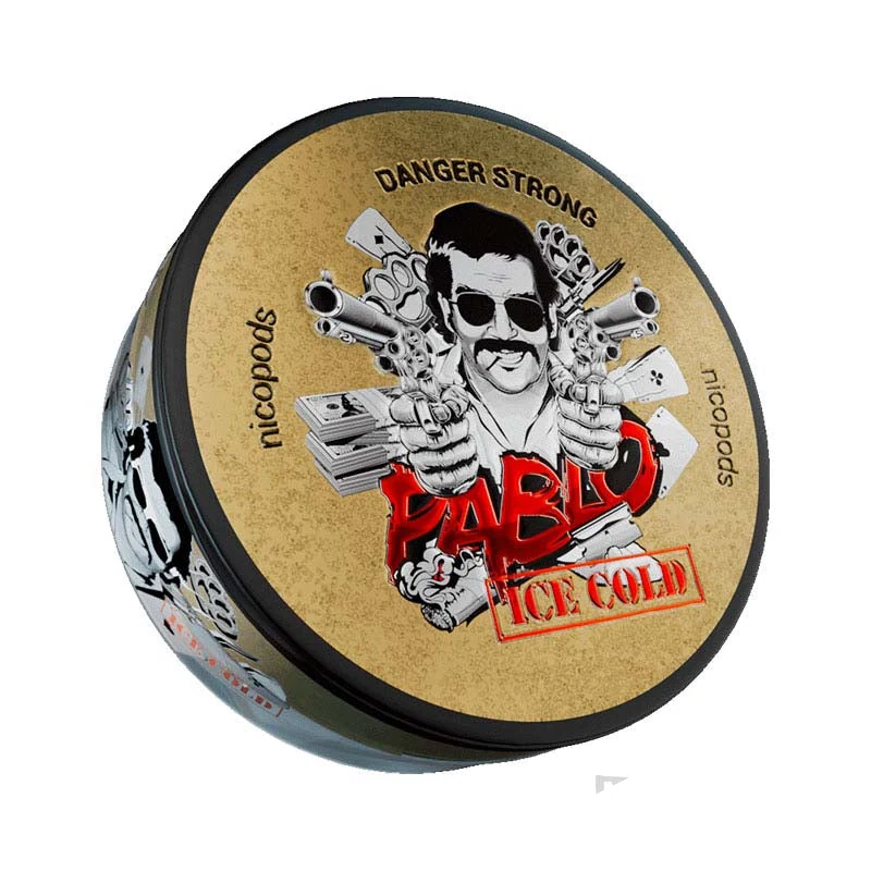 Pablo Ice Cold nicotine pouches tin