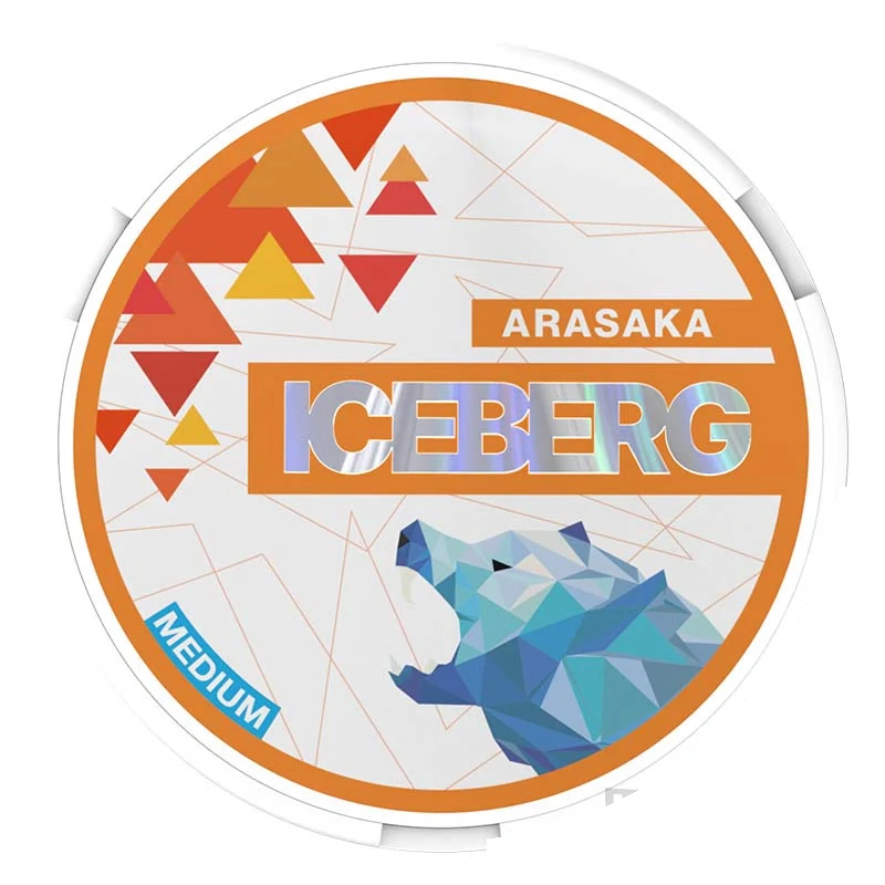 Iceberg Arasaka nicotine pouches tin