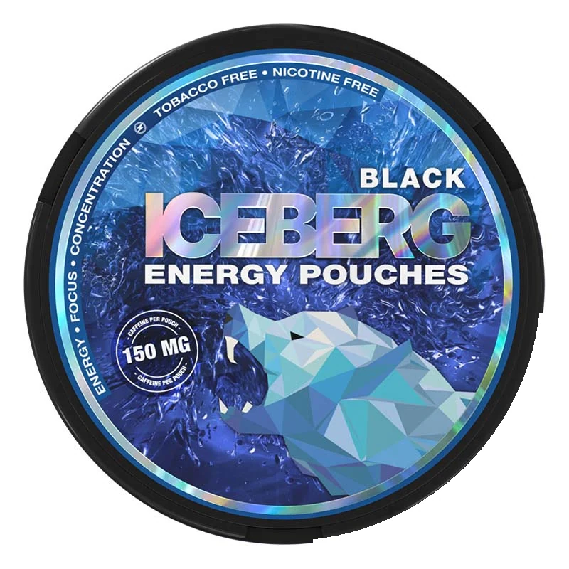 Iceberg Black Energy Pouches