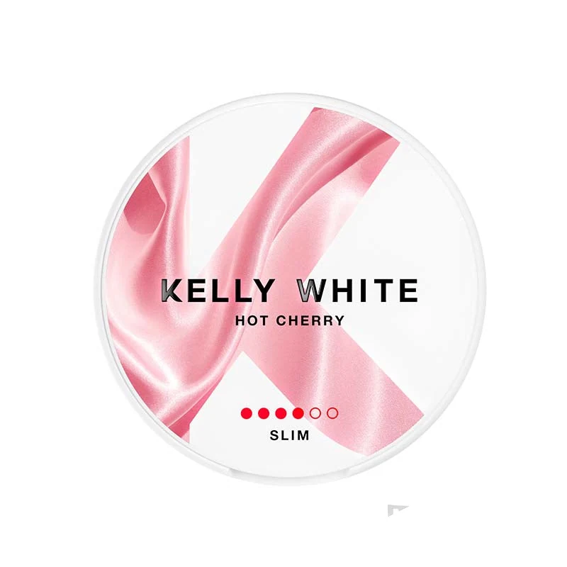 Kelly White Hot Cherry nicotine pouches