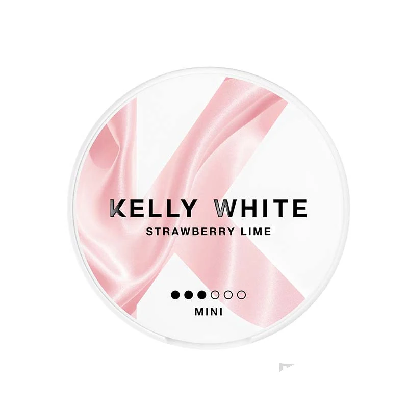 Kelly White Strawberry Lime nicotine pouches
