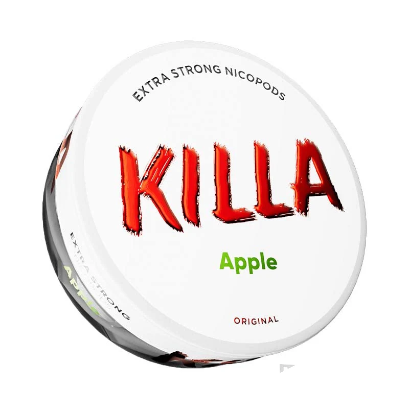 Killa Apple Extra Strong nicotine pouches tin