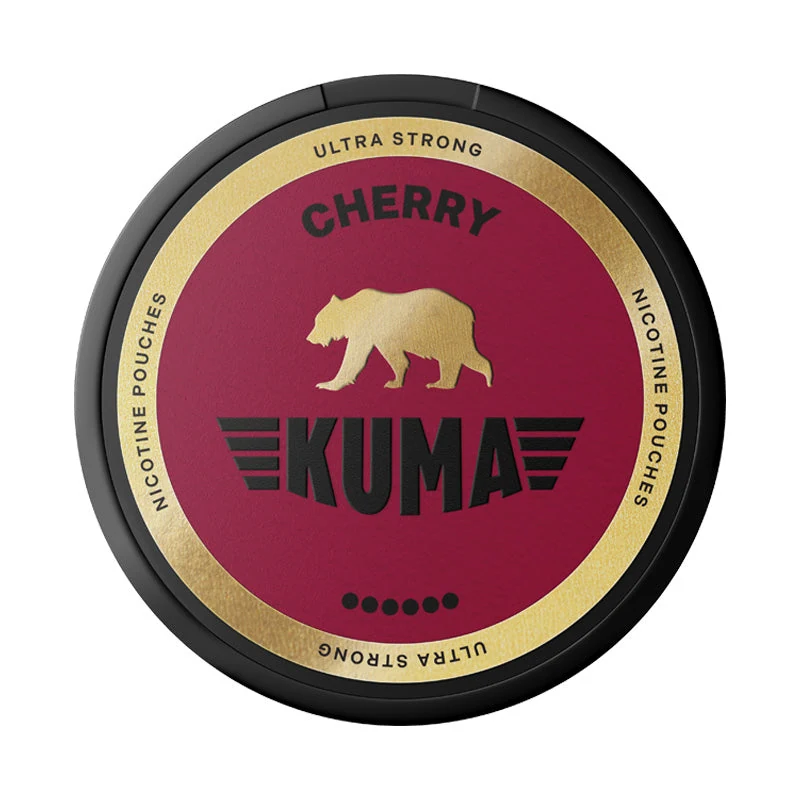 KUMA Cherry nicotine pouches tin