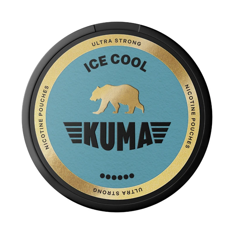 KUMA Ice Cool nicotine pouches tin