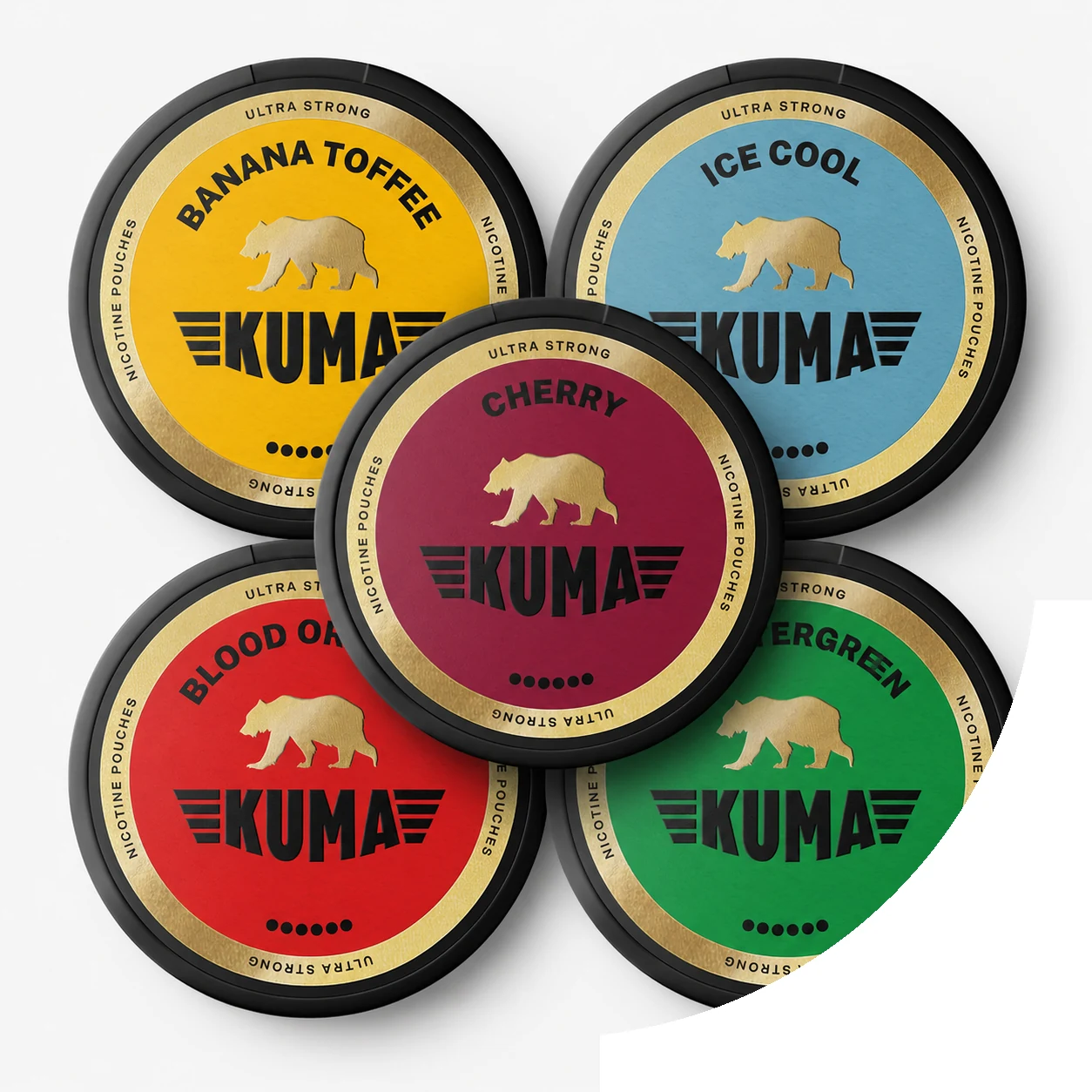 KUMA Ultimate Variety Pack Bundle nicotine pouches tin