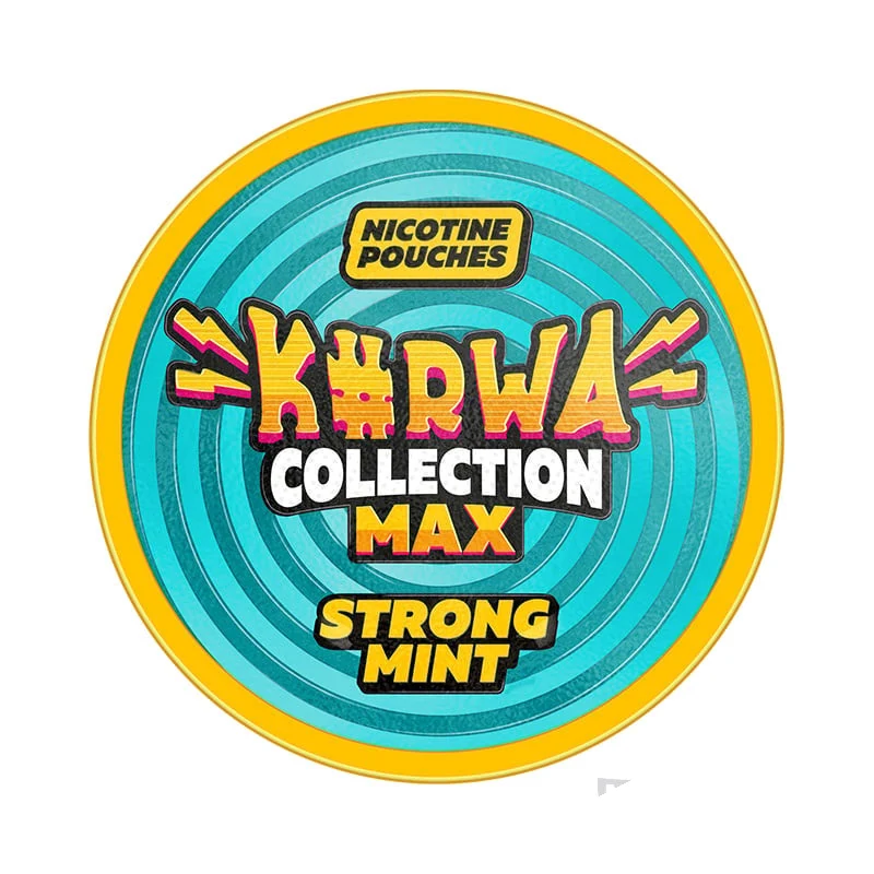 Kurwa Collection Max Strong Mint nicotine pouches
