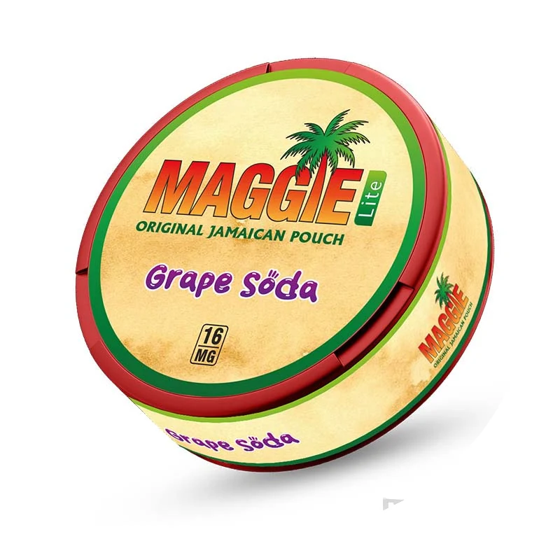 Maggie Original Jamaican Grape Soda nicotine pouches tin