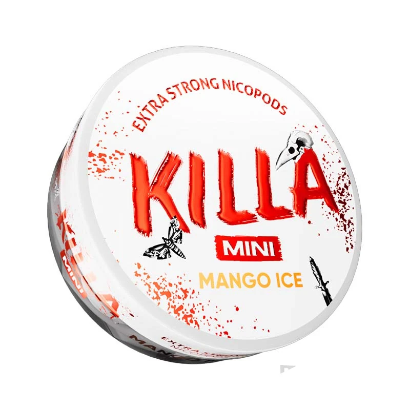Killa Mini Mango Ice nicotine pouches tin