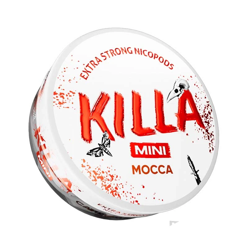 Killa Mini Mocca nicotine pouches tin