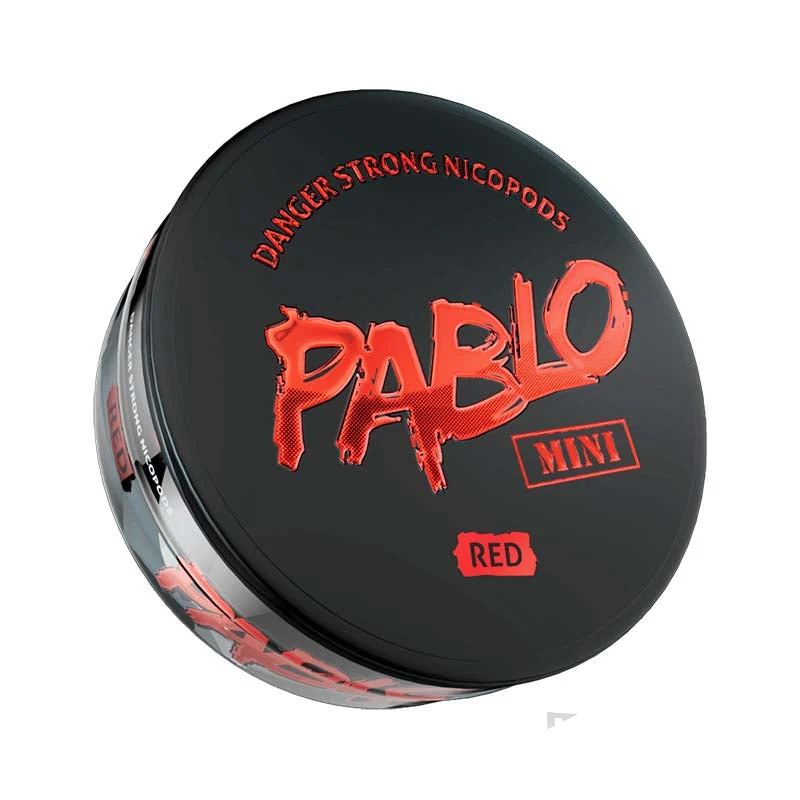 Pablo Mini Red nicotine pouches tin