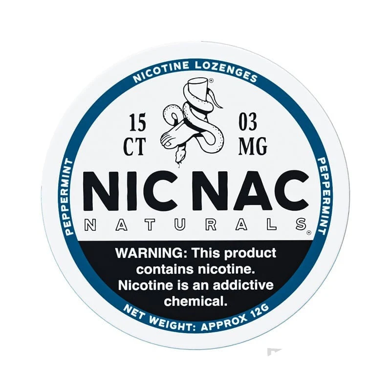 Nic Nac Peppermint nicotine pouches