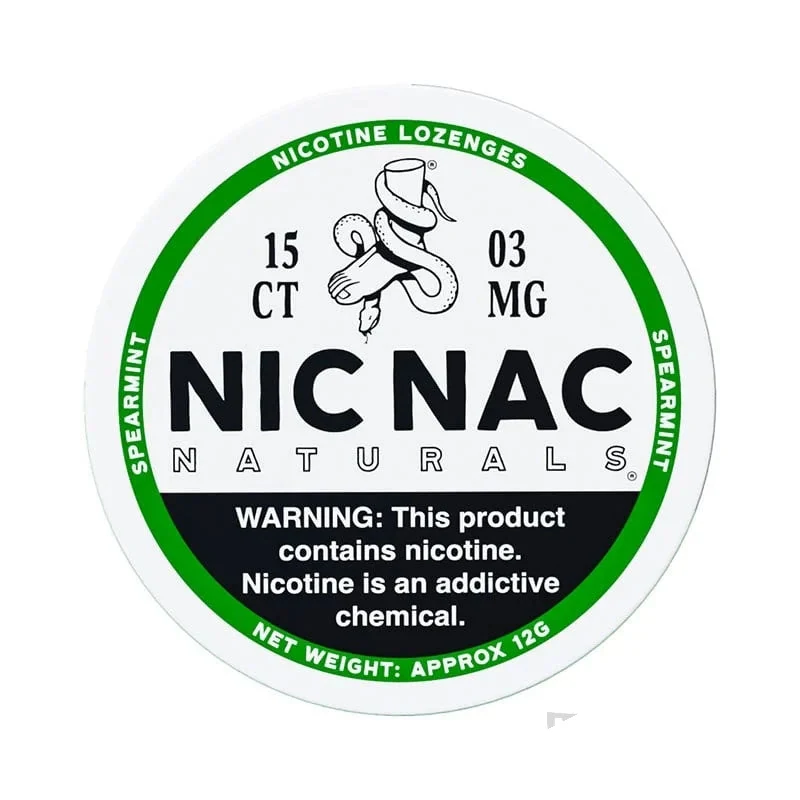 Nic Nac Spearmint nicotine pouches