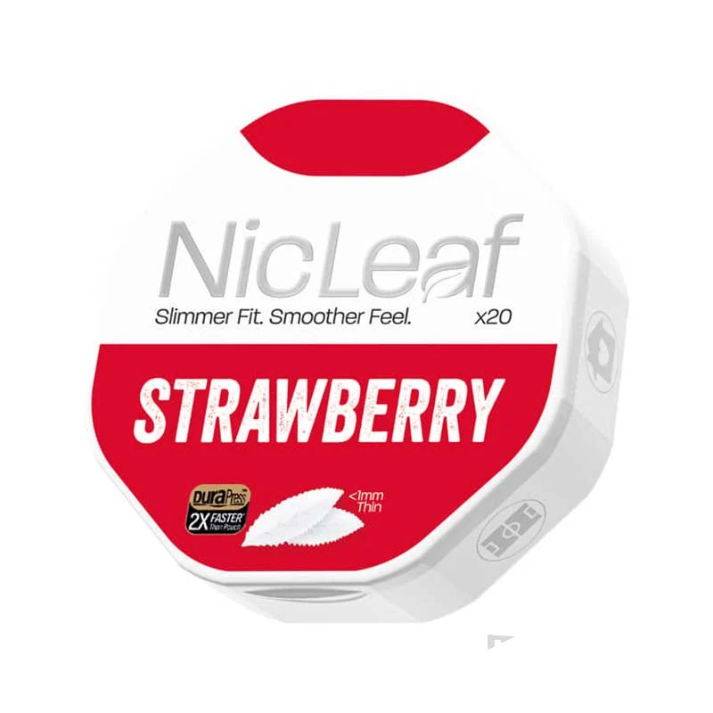 NicLeaf Strawberry nicotine pouches