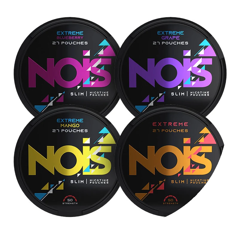 NOIS Extreme Strength Bundle nicotine pouches tin