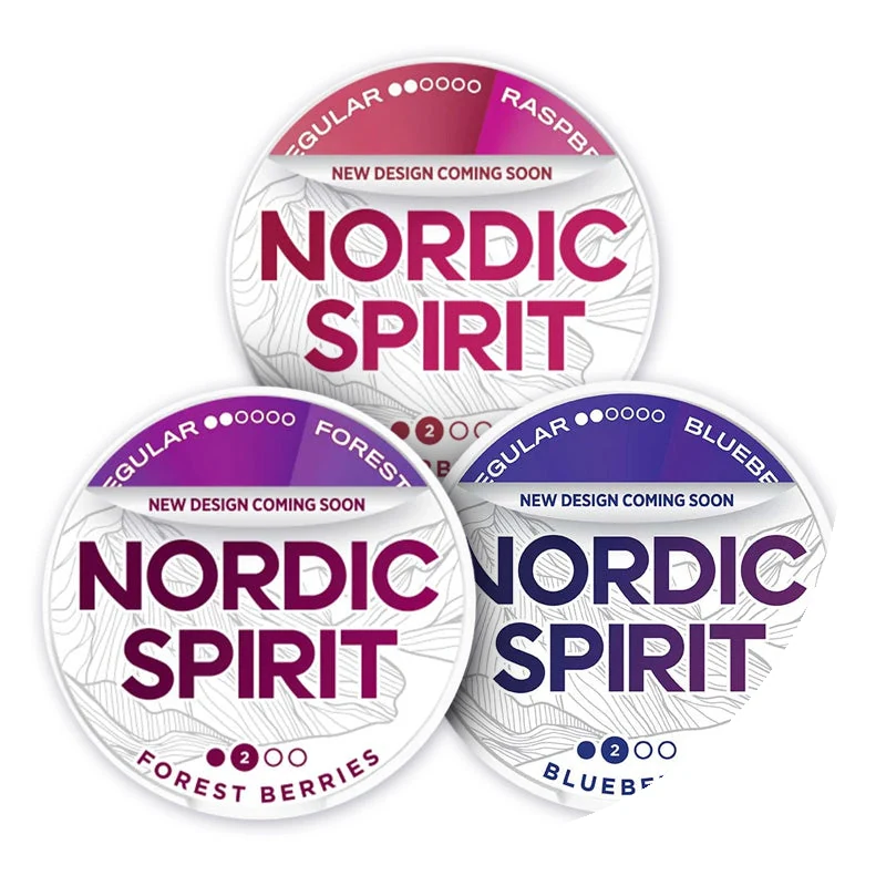 Nordic Spirit Trio Flavour Bundle (3-Pack) nicotine pouches tin