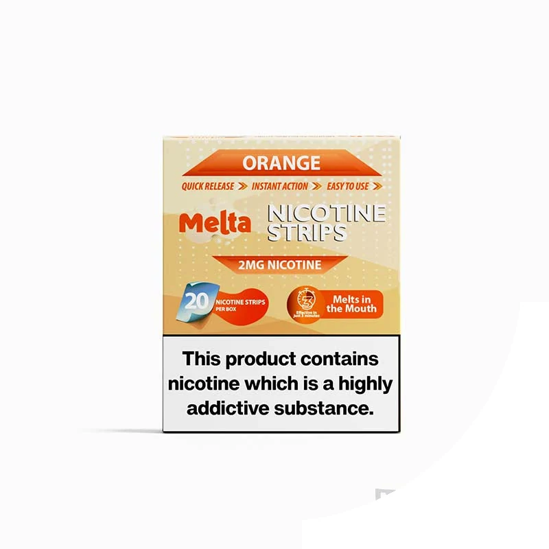 MELTA Orange 2mg nicotine pouches