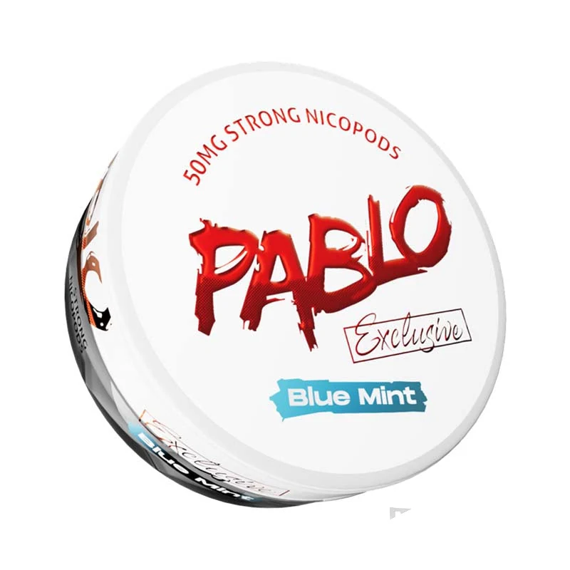 Pablo Blue Mint Exclusive nicotine pouches tin
