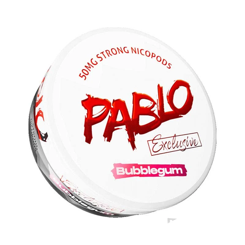 Pablo Exclusive Bubblegum nicotine pouches tin